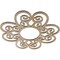 Ekena Millwork Cohen Wood Fretwork Pierced Ceiling Medallion, Hickory, 20"OD x 6 7/8"ID x 1/4"T CMWP20X20X0250COHI - alternate 5